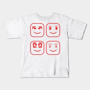 Cube face 16 Kids T-Shirt